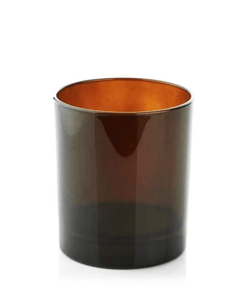Gloss Transparent Amber Candle Glass (1 x 6 per case)